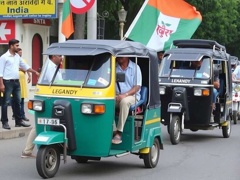 Rickshaw Legends India real-world Rickshaw Rally event in Mumbai